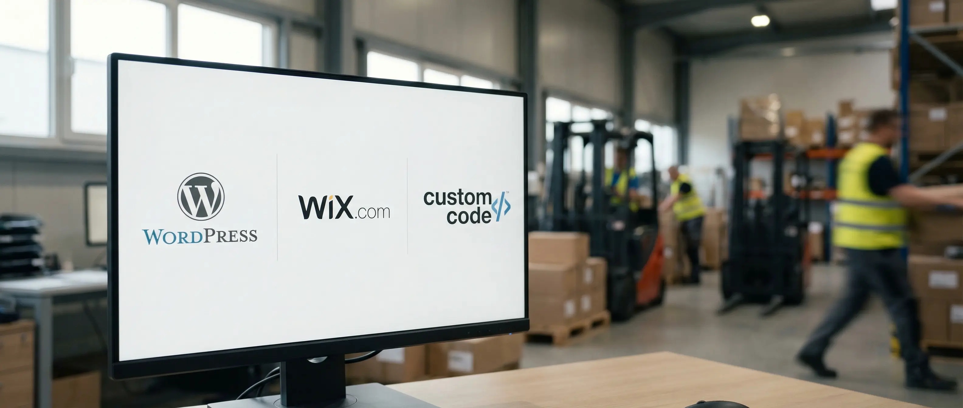 logistiek bedrijf in Vlaardingen met websitekeuze tussen WordPress, Wix en maatwerk webdevelopment
